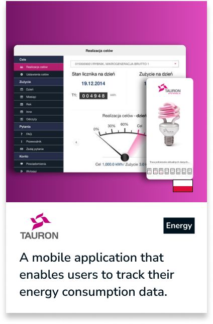 Tauron eLicznik: mobilna kontrola zużycia energii